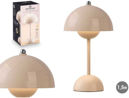 Nachtlampje - Oplaadbaar - Beige - Retro - 1.5W - Seprio