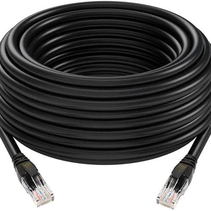 Nexara - Internetkabel 20 Meter - LAN Kabel CAT6 - UTP Kabel - Ethernet Cable - Zwart - Seprio