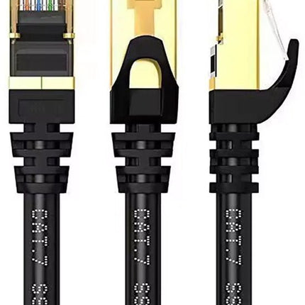 Nexara - Internetkabel 30 Meter - LAN Kabel CAT7 - UTP Kabel - Ethernet Cable - Zwart - Seprio