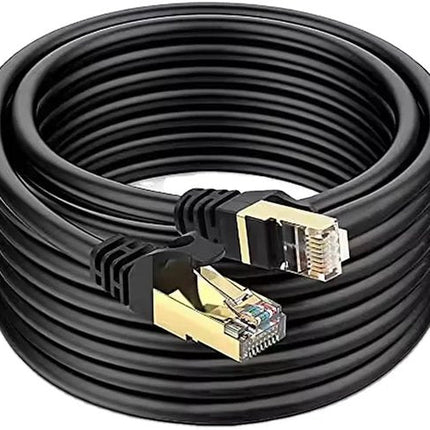 Nexara - Internetkabel 30 Meter - LAN Kabel CAT7 - UTP Kabel - Ethernet Cable - Zwart - Seprio
