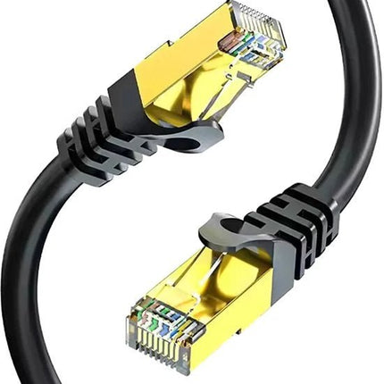 Nexara - Internetkabel 30 Meter - LAN Kabel CAT7 - UTP Kabel - Ethernet Cable - Zwart - Seprio
