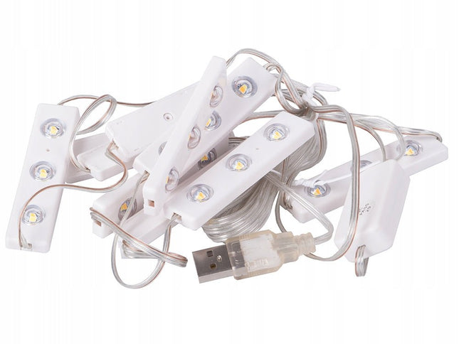 Nexara - Spiegelverlichting voor Make-up - 10 LED Spiegellampen - USB - 3 Lichtkleuren - Zelfklevend - 3,3 m - Seprio