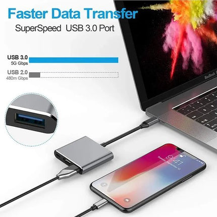 Nexara - USB - C Hub - 4K HDMI - USB - Splitter - USB 3.0 - Universeel - Seprio