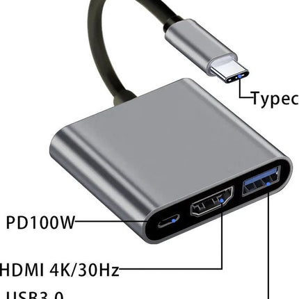 Nexara - USB - C Hub - 4K HDMI - USB - Splitter - USB 3.0 - Universeel - Seprio