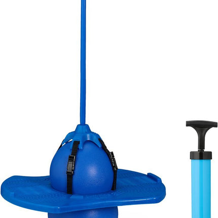 Pogobal met handvat – paars of blauw - Seprio
