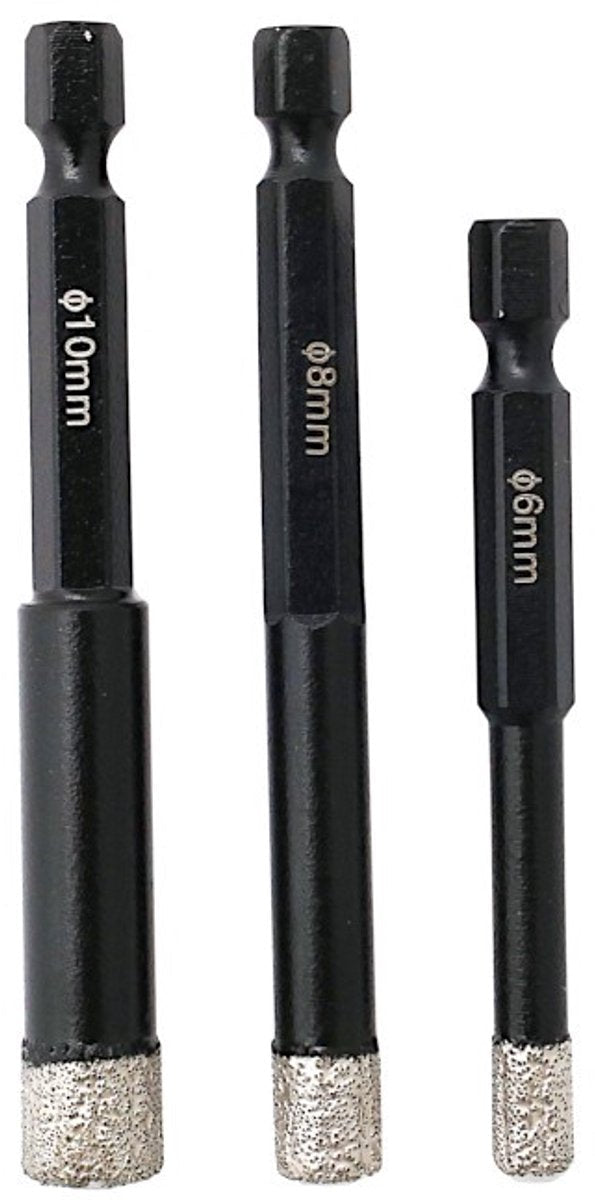 Pro-Technik diamant tegelborenset – 6, 8 en 10 mm - Seprio