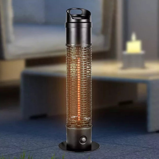 Profiline - Staande Infrarood Terrasverwarmer - 360° Warmte - 67 cm Hoog - 1200W - Seprio
