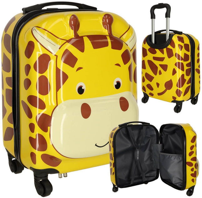 Reiskoffer Kind - Trolley - Handbagage Kinderen - Jongens en Meisjes - Giraf - Seprio