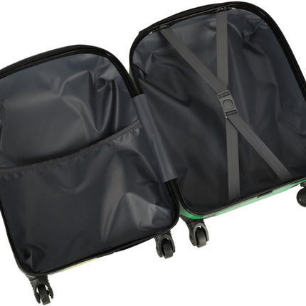 Reiskoffer Kind - Trolley - Handbagage Kinderen - Jongens en Meisjes - Krokodil - Groen - Seprio