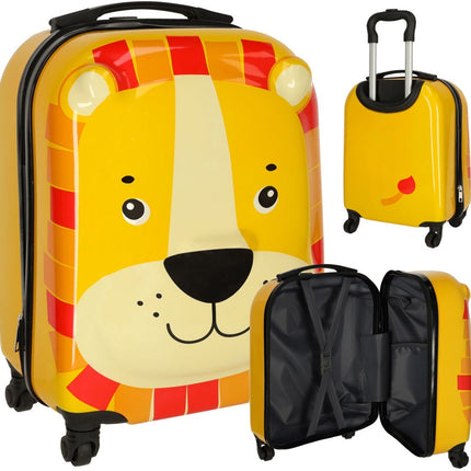Reiskoffer Kind - Trolley - Handbagage Kinderen - Jongens en Meisjes - Leeuw - Seprio