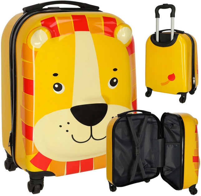 Reiskoffer Kind - Trolley - Handbagage Kinderen - Jongens en Meisjes - Leeuw - Seprio