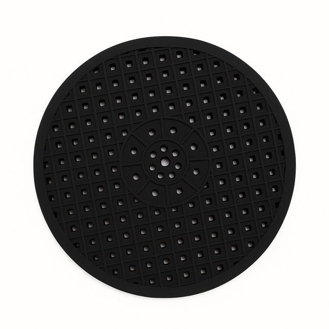 Ronde gootsteenmat zwart – Ø31 cm - Seprio