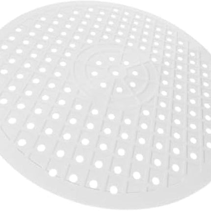 Ronde rubberen gootsteenmat – wit - Seprio