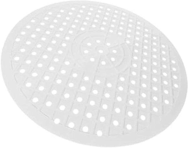 Ronde rubberen gootsteenmat – wit - Seprio