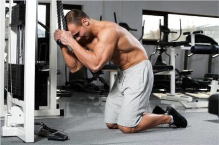 Rope gym - triceps - Trekkoord voor krachtstation tweehandig - touw fitness - krachtstation - handgreep - kabelbevestiging - Seprio