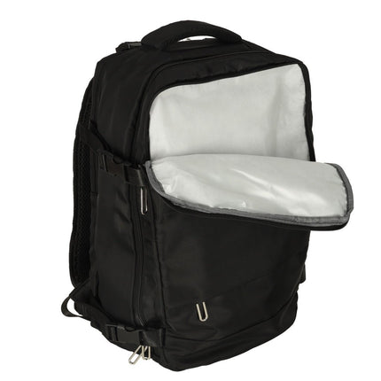 Rugzak - Handbagage - Reistas - Geschikt voor EasyJet - 45x32x15 cm - Maximale Formaat Underseater - Zwart - Waterdicht - Seprio