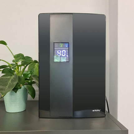 Ruhhy - Luchtontvochtiger - Elektrisch - 1800 ml - 30 m² - Zwart - Seprio