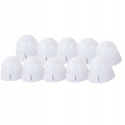 Nexara - Spiegelverlichting voor Make-up - 10 LED Spiegellampen - USB - Dimbaar - 3 Lichtkleuren - 5 m