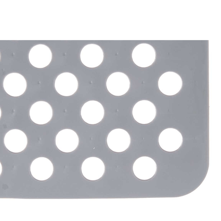 Set van 3 Gootsteenmatten – Vierkant 28x31 cm – Wit, Grijs en Zwart - Siliconen - Seprio