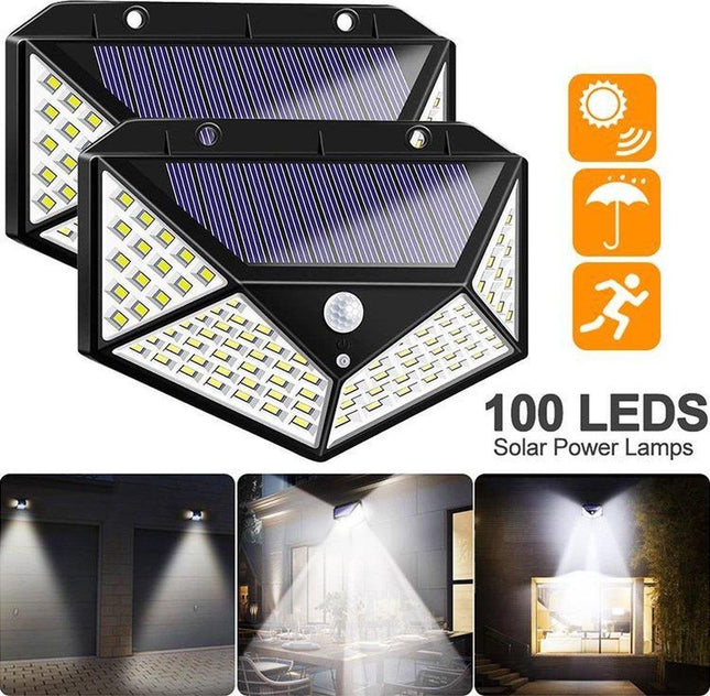 Solar buitenlamp met bewegingssensor – 100 LED - Seprio