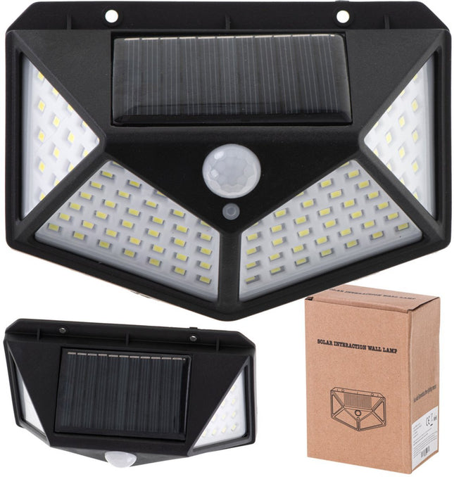 Solar Buitenlamp met Bewegingssensor - Op Zonne Energie - Buitenverlichting Met Sensor - Dag en Nacht - 1200 Lumen - Seprio