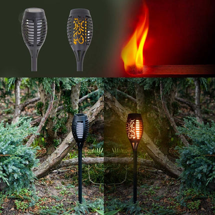 Solar Tuinfakkels - 4 stuks - 49,5cm - Tuinverlichting op zonne - energie - Kerstverlichting buiten - Solar tuinverlichting - Tuinlantaarns - Padverlichting - LED - Buitenverlichting - Seprio