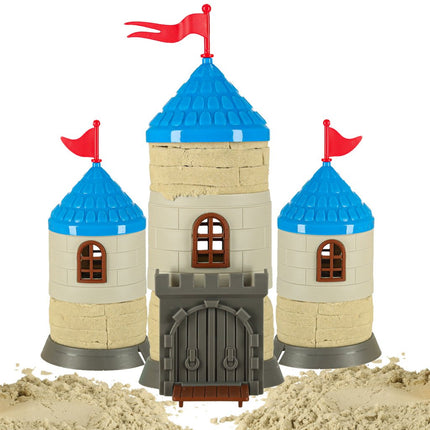Speelzand - Magic Sand - 750 Gram - Kasteelset - Inclusief Vormpjes en Accesoires - Sensorisch Speelgoed - Seprio