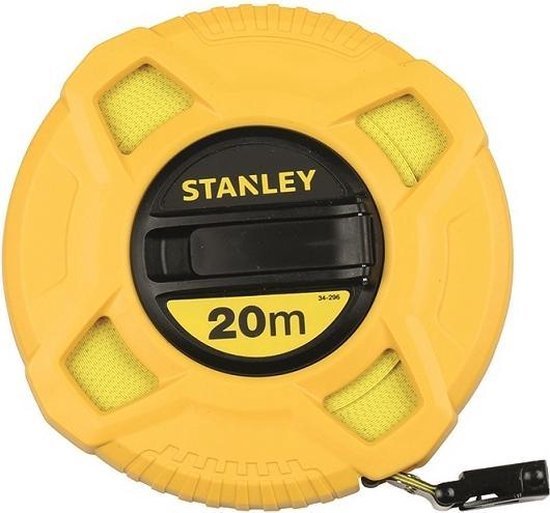 STANLEY Landmeter Fiberglas 20m - 12.7mm gesloten kast - 0 - 34 - 296 - Seprio