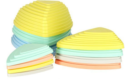 Stapelstenen - Balanceerstenen - Regenboog - 11 Stuks - Balans Speelgoed - Steppingstones - Rivierstenen - Seprio
