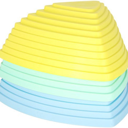Stapelstenen - Balanceerstenen - Regenboog - 11 Stuks - Balans Speelgoed - Steppingstones - Rivierstenen - Seprio