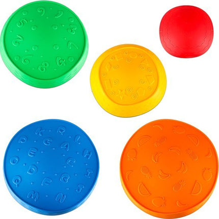 Stapelstenen - Balanceerstenen - Regenboog - 5 Stuks - Balans Speelgoed - Steppingstones - Rivierstenen - Seprio