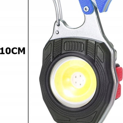 Survival lamp Sleutelhanger | COB led - licht | 8 in 1 | Usb oplaadbaar | Aansteker | Multi Functioneel | Noodlamp - Seprio