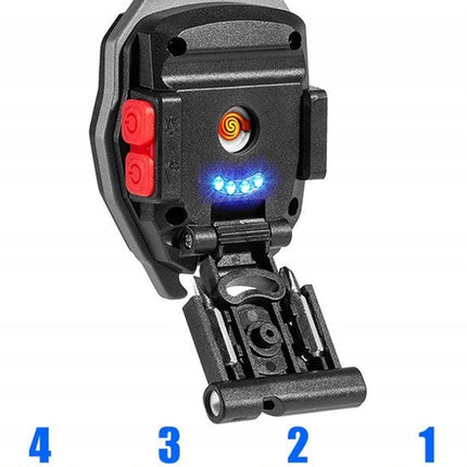 Survival lamp Sleutelhanger | COB led - licht | 8 in 1 | Usb oplaadbaar | Aansteker | Multi Functioneel | Noodlamp - Seprio
