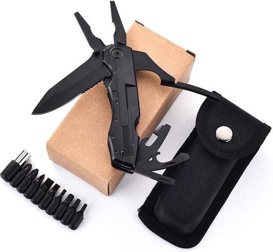 Survival zakmes multitool outdoor - 1 hand open systeem - 19 cm vouwmes - Seprio
