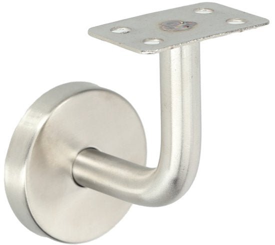 Trapleuninghouder - Zilver - Rond - Leuninghouder - RVS - Vlak Zadel - Seprio