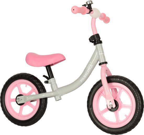 Trike FIX Loopfiets roze - Vanaf 2 jaar - Verstelbaar zadel en stuur - Seprio