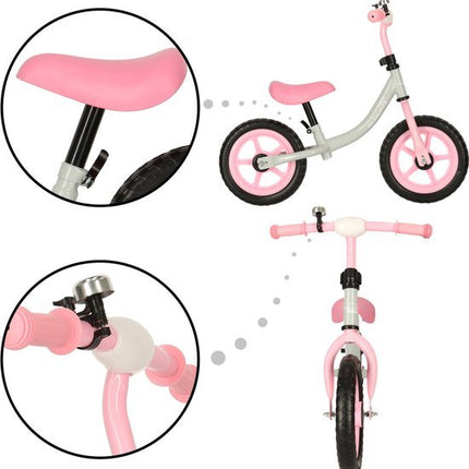 Trike FIX Loopfiets roze - Vanaf 2 jaar - Verstelbaar zadel en stuur - Seprio