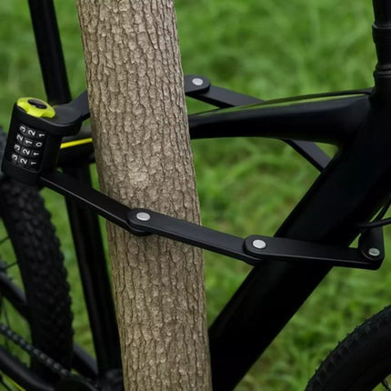 Trizand fietsslot opvouwbaar – stevig cijferslot – met framehouder - Seprio