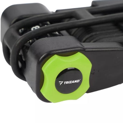 Trizand fietsslot opvouwbaar – stevig cijferslot – met framehouder - Seprio