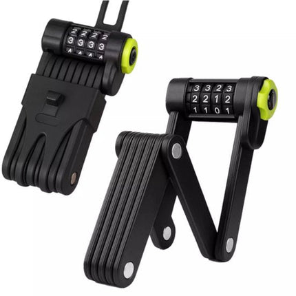 Trizand fietsslot opvouwbaar – stevig cijferslot – met framehouder - Seprio