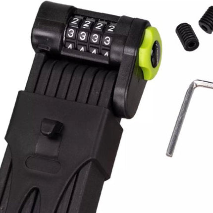 Trizand fietsslot opvouwbaar – stevig cijferslot – met framehouder - Seprio