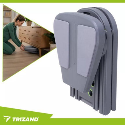 Trizand Pilatesboard 97 x 35 cm met handgrepen, buikrollers en weerstandstraining voor thuis - Seprio