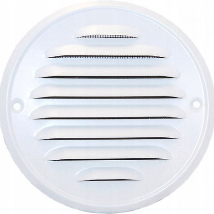 Ventilatierooster - Rond Luchtrooster - Schoepenrooster - 13 cm ø - incl. Gaas - Seprio