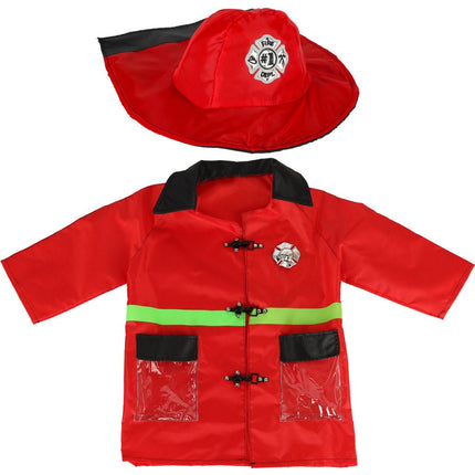 Verkleedkleding - Brandweerpakje - Carnavalskleding - Verkleedkleren Jongens & Meisjes - 3 t/m 8 Jaar - Seprio