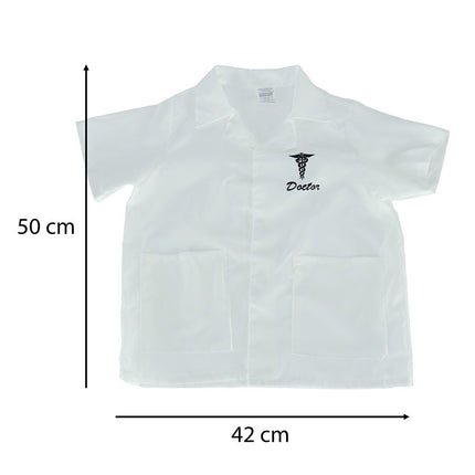 Verkleedkleding - Verpleger - Carnavalskleding - Zuster Pakje - Verkleedkleren Meisjes - 3 t/m 8 Jaar - Seprio