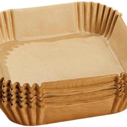 Vierkant airfryer bakpapier – 100 vellen – 20–25 cm - Seprio