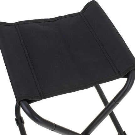 Viskrukje - Reiskruk - Kampeerstoel - Handig Mee te Nemen - Gewicht 500 gram - 39x32x29 cm - Zwart - Seprio