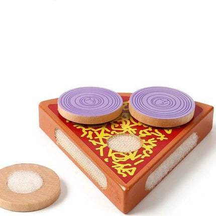 Weidenfell Pizza speelset - Houten speelgoed met accessoires - 26 - delige set - Seprio